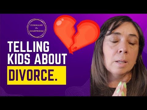 Telling Kids About Divorce: The Best Way To Break The News