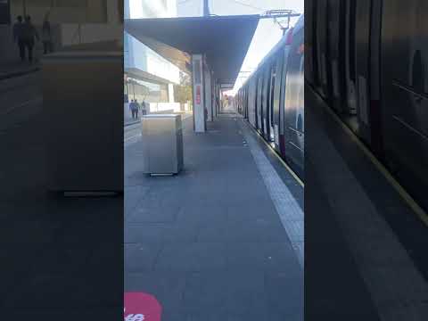 Where to tap on & off for light rail at platform before boarding…