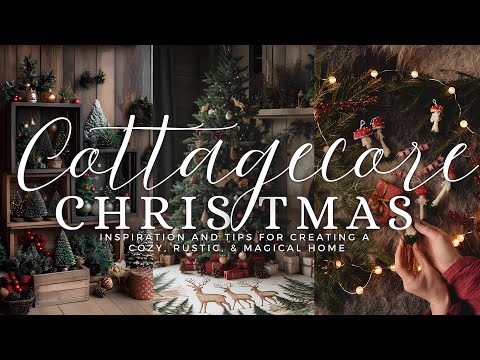 Crafting a Cottagecore Christmas: Inspiration and Tips for Creating a Cozy, Rustic, & Magical Home 🎄