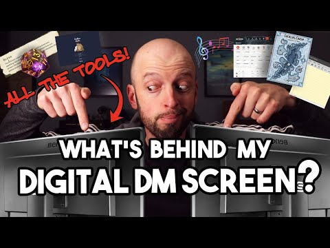 What's Behind My Digital DM Screen? (Everything I use to run D&D online)