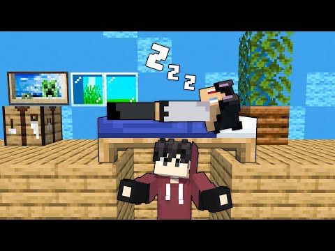 I Spent 24 Hours in Raizu's House in Minecraft!