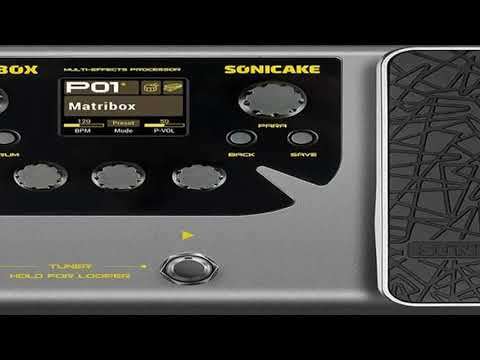 Sonicake Matribox 140 Built-in Guitar/Bass/Acoustic Multi Effects Processor with