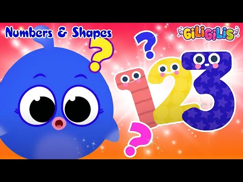 Learn Numbers, Shapes, Counting And Colors With Giligilis | Learning Videos For Toddlers In English