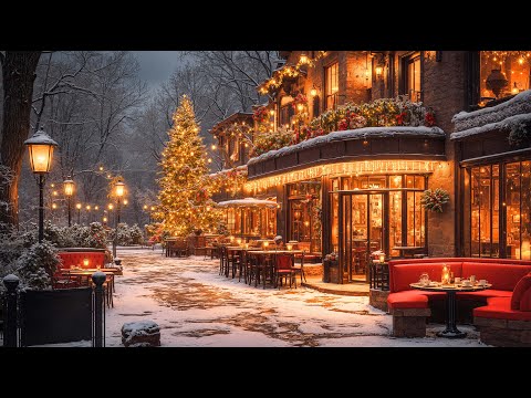 Christmas Jazz Music 2025 at Cozy Coffee Shop Ambience 🎄 Christmas Jazz for Studying, Working