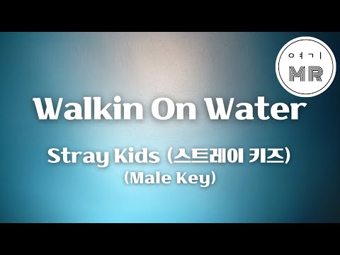 Walkin On Water - Stray Kids (스트레이 키즈) (남자키Fm/-3) 여기MR / Karaoke / Music / 노래방