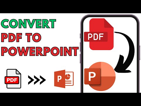 How to Convert PDF to PPT in Mobile For Free | How to Convert your PDF file to PowerPoint