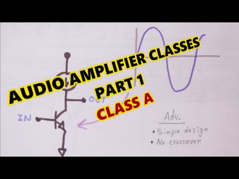 Audio amplifier class introduction - Part 1: Class A