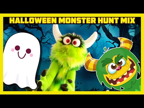 Halloween Ghost Hunt Song with Buster Dragon | Mister Kipley Halloween Party monster hunt songs