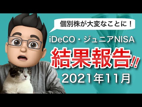 【2021年11月版】イデコとジュニアNISAを運用してみた結果を公開！