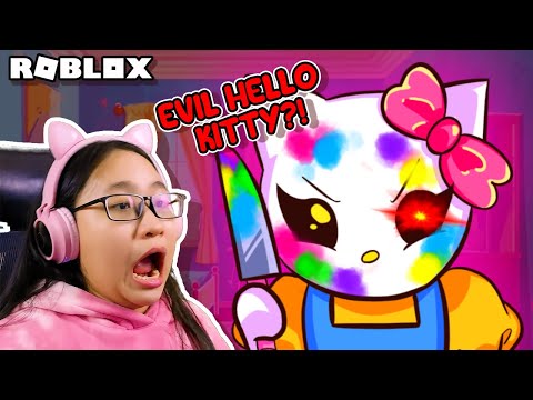 Hello Kitty is EVIL?! | Roblox | Escape Evil Hello Kitty Obby