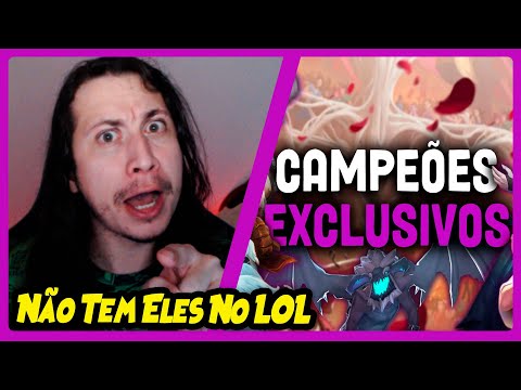 CAMPEÕES DE OUTROS JOGOS QUE DEVERIAM ESTAR NO LOL | REACT DO MORENO