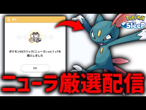 『ニューラパック』購入したから最強ニューラゲットする！【ポケモンスリープ】