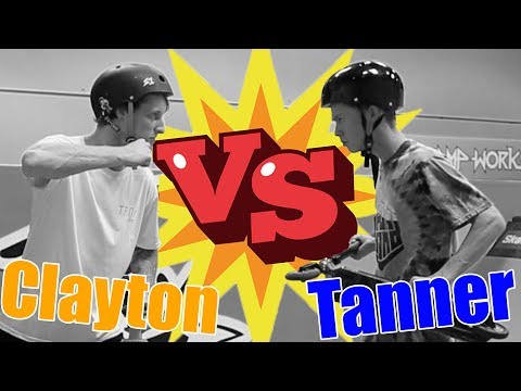 Tanner Fox VS Clayton Lindley GAME OF SCOOT at the Tanasy Factory