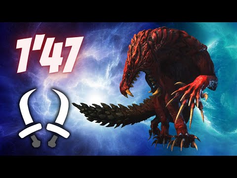 MHW Iceborne Odogaron 1'47 Dual Blades WR