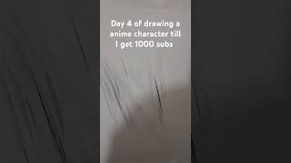 Day 4 of drawing anime character till I get 1000 subs #towart #trending #anime #demonslayer #sanemi