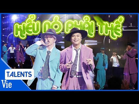 BigDaddy, 7dnight cực cuốn với KIỂU NÓ PHẢI THẾ đầy vui nhộn tại chung kết | Rap Việt Live Stage