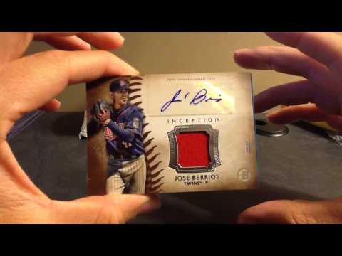 2015 Bowman Inception Baseball break