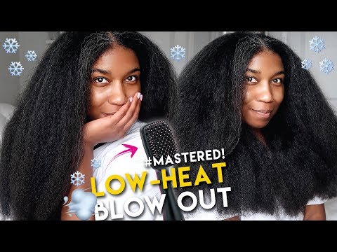 IT REALLY WORKS!! Successful LOW HEAT BlowOut with Revlon One Step Hair Dryer and Styler