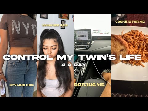 controlling my twin sister life for a day!!!!! pt.2