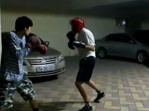 Boxing Cầu Giấy - Son and Mr. K sparring