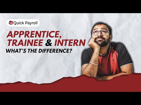 Apprentice, Intern & Trainee | What's the difference? #QPShorts 62