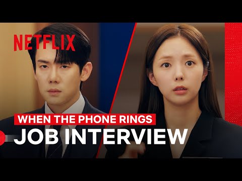 Yoo Yeon-seok Fixates on Chae Soo-bin During Her Job Interview | When the Phone Rings | Netflix