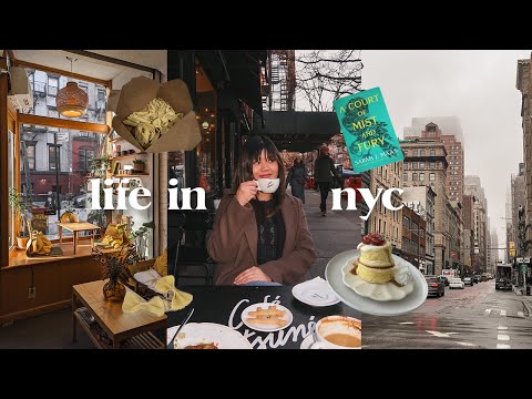 life in nyc // cafe hopping, pasta making class, daily life, getting back into reading