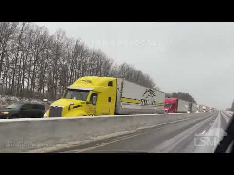 1/5/25 Marion Illinois Ice Storm - Trees Falling, Vehicle Slide-Offs.