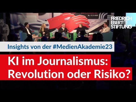 KI im Journalismus: Revolution oder Risiko? | Insights von der #MedienAkademie23