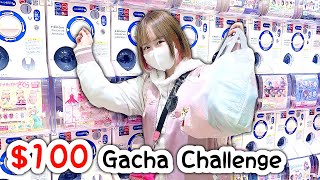 $100 GACHA CHALLENGE!! again lol