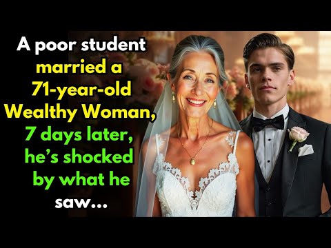 Poor Student married 71-year-old Millionaire Woman, 7 days later, he was Shocked by what he saw...