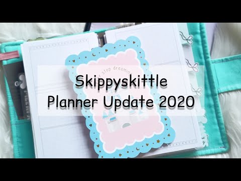 1st Quater Planner Flip Through 2020 (Update)| Functional Disney Planning Theme | SKIPPYSKITTLE