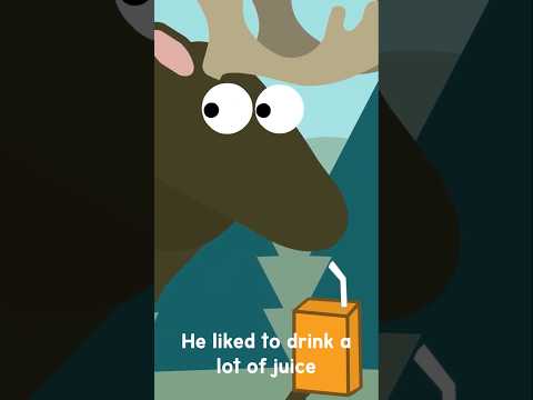 That Great Big Moose Sure Likes his Juice!!! #greatbigmoose #alternativenurseryrhymes #campsongs