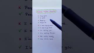 Common mistakes #english #englishthroughmusic #musiclyrics #learnenglishthroughsongs