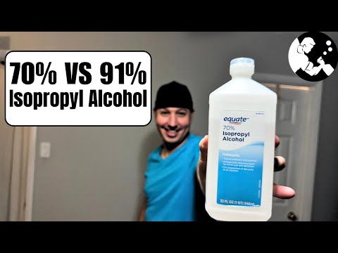 What's the Difference Between 70% and 91% Isopropyl Alcohol?