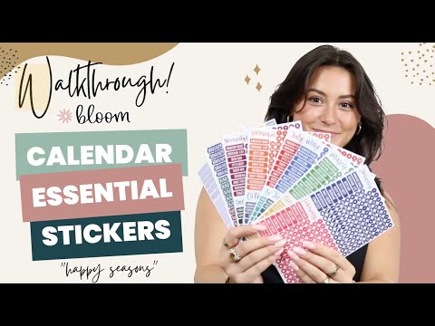 Calendar Essentials - bloom Daily Planners ®