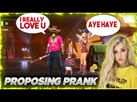 PROPOSING PRANK ON RANDOM FREEFIRE GIRL 😋|| SHE PROPOSED ME 😨|| #SAHILGAMING #TOTALGAMING