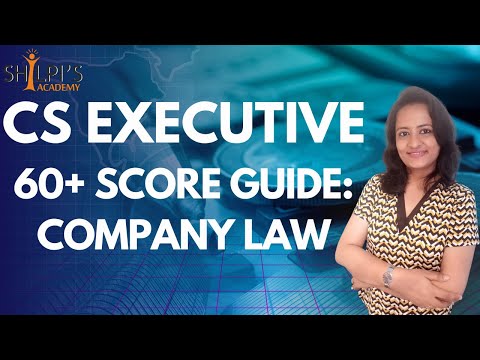 How to score 60+ in Company Law in CS executive - Get an Exemption!