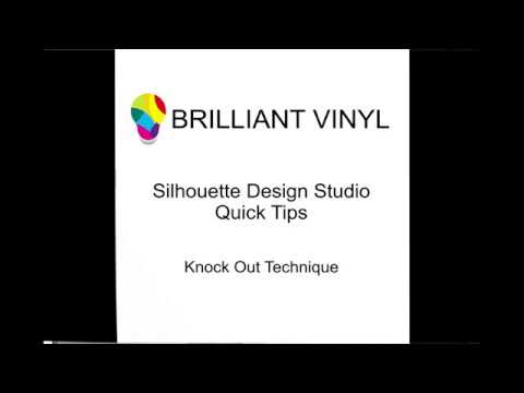 Silhouette Design Studio - Knock Out Feature