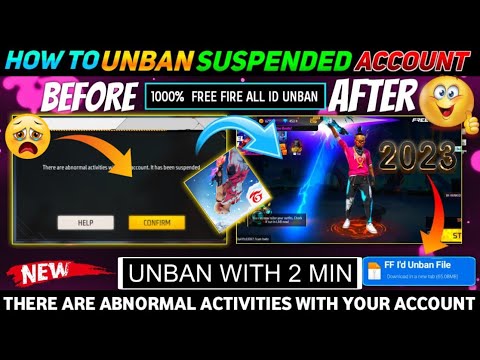 How To Recover Free Fire Suspended Account | ff suspended id Recover 100% | Free Fire ID Unban Trick