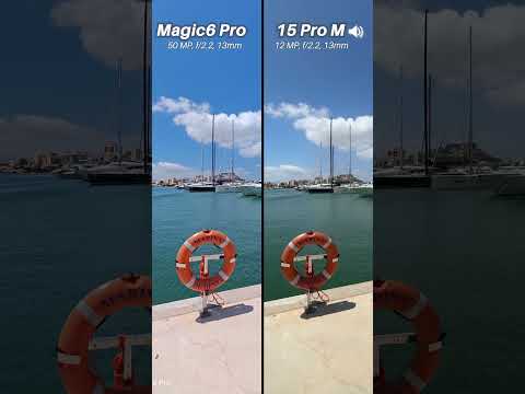 Magic6 Pro Vs iPhone 15 Pro Max Camera Comparison Video Quality #iphone15promax  #honormagic6pro