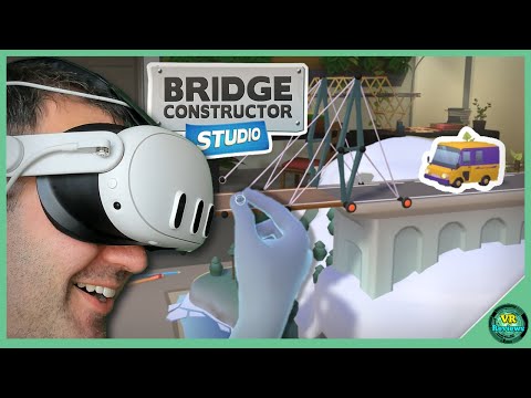 Building Bridges in Mixed Reality | Bridge Constructor Studio on Meta Quest 3 - Physics Puzzles Fun!