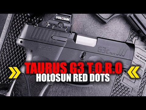 Best Taurus G3 T.O.R.O. Holosun Red & Green Dot Sights + How to Mount