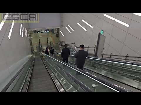 Korea Incheon International Airport Station ICN Escalator Schindler B1-1F