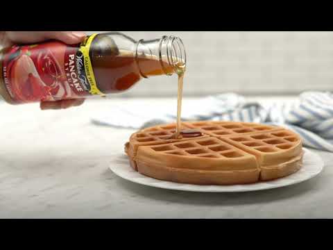 Walden Farms – Pancake Syrup over Waffles