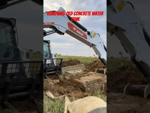 Removing under ground bunker! (for water)