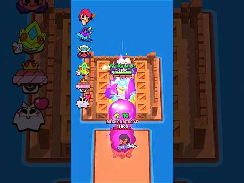 Hypercharge Bibi Super Vs Brawlers #brawlstars #shorts