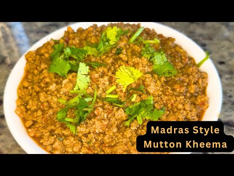 Mutton Kheema Recipe/Madras Style Mutton Kheema Recipe@Yummyummrecipes