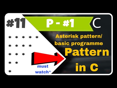 Pattern #1 |  Pattern by using C programme | #clanguagebasic | AR Coder