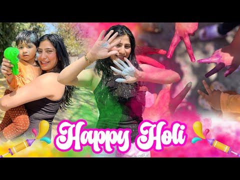 Happy Holi 🌈 Celebrating Holi With Her | Anishka Khantwaal |